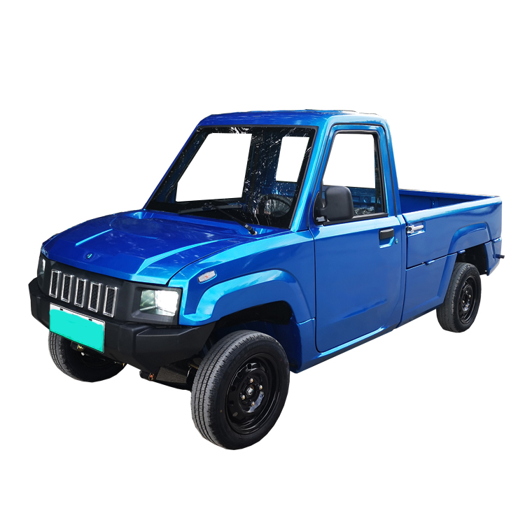 China High Performance 4 Wheel 2 Seats Chang li Model Mini Electric Pickup Car Truck For Sale