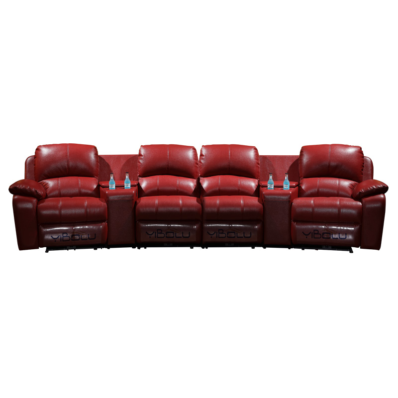 Beautiful Large 4D Home Cinema Seats Comfortable Cinema Chairs Special Effect Theater Cinema Seat for Sales Leather Movie Dof