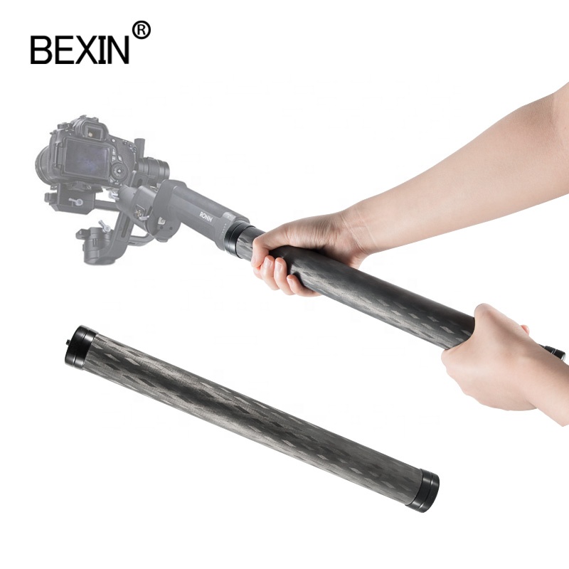 BEXIN Factory wholesale OEM/ODM custom camera accessories carbon fiber selfie extension stick for selfie monopod tripod stand