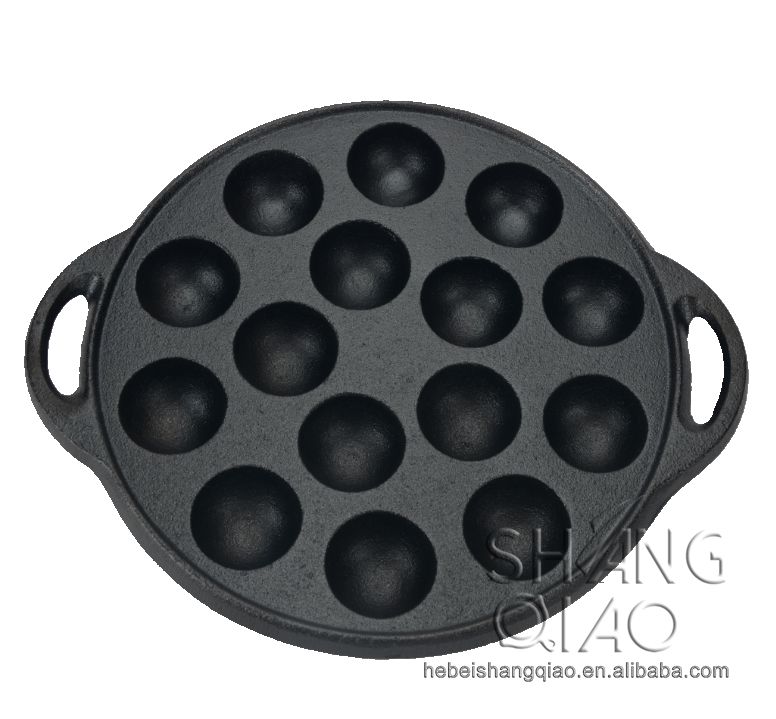 Factory Direct Hot Sale Pre-seasoned Cast Iron Pancake Pan