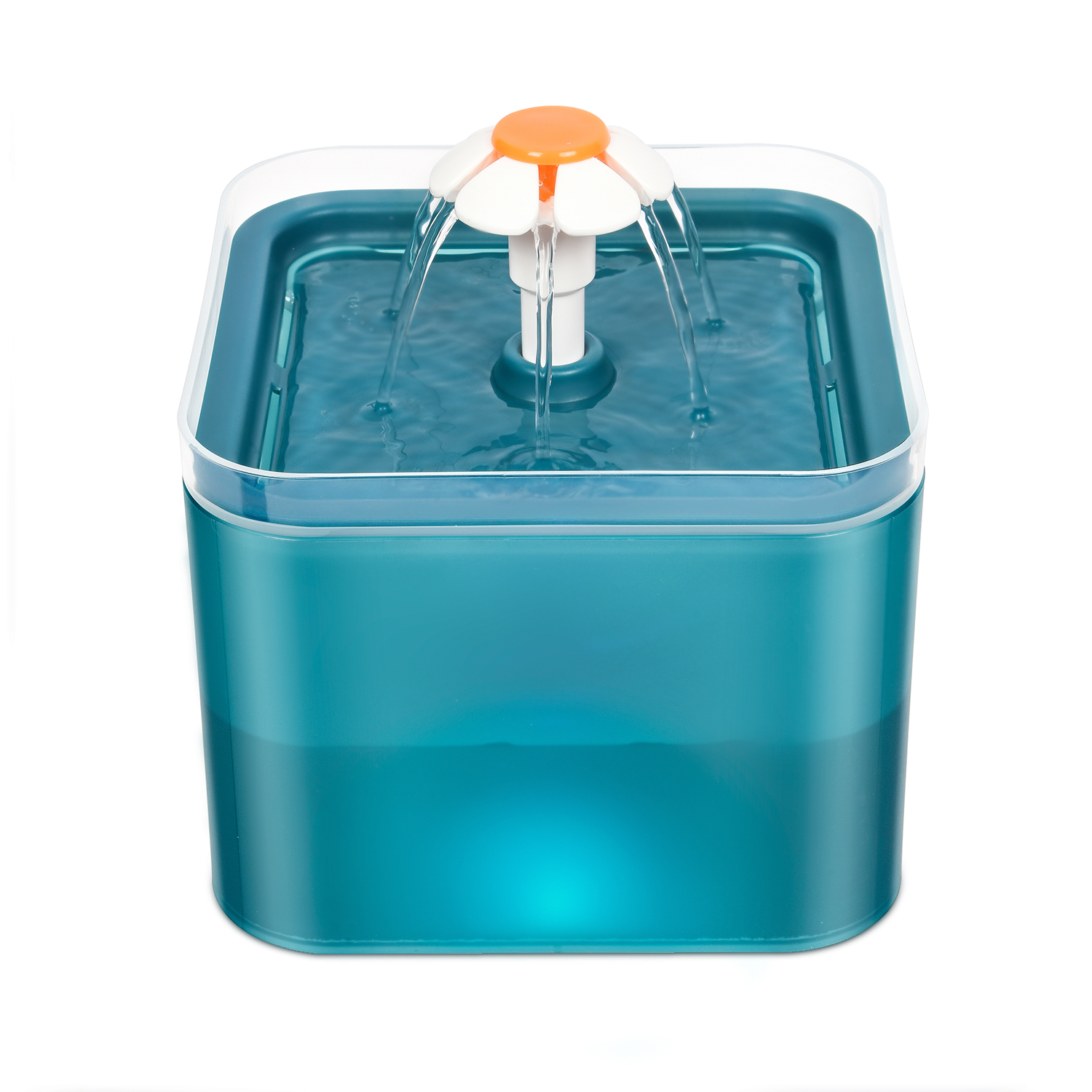 Lorenzo Odm Fuente De Agua Para Gatos 2L светло-голубого цвета; Каблук 16 см * 16 см * 12,6 см фонтан воды кота высокий домашних животных собака поливальщик авто для фонтанчика питьевой воды