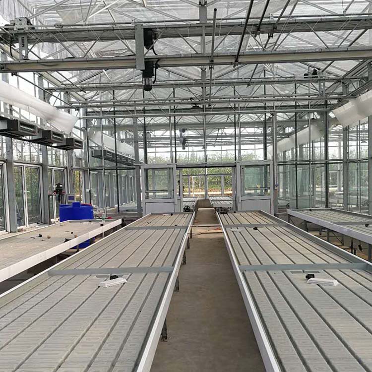 Commercial grow table greenhouse hemp rolling flow rolling bench