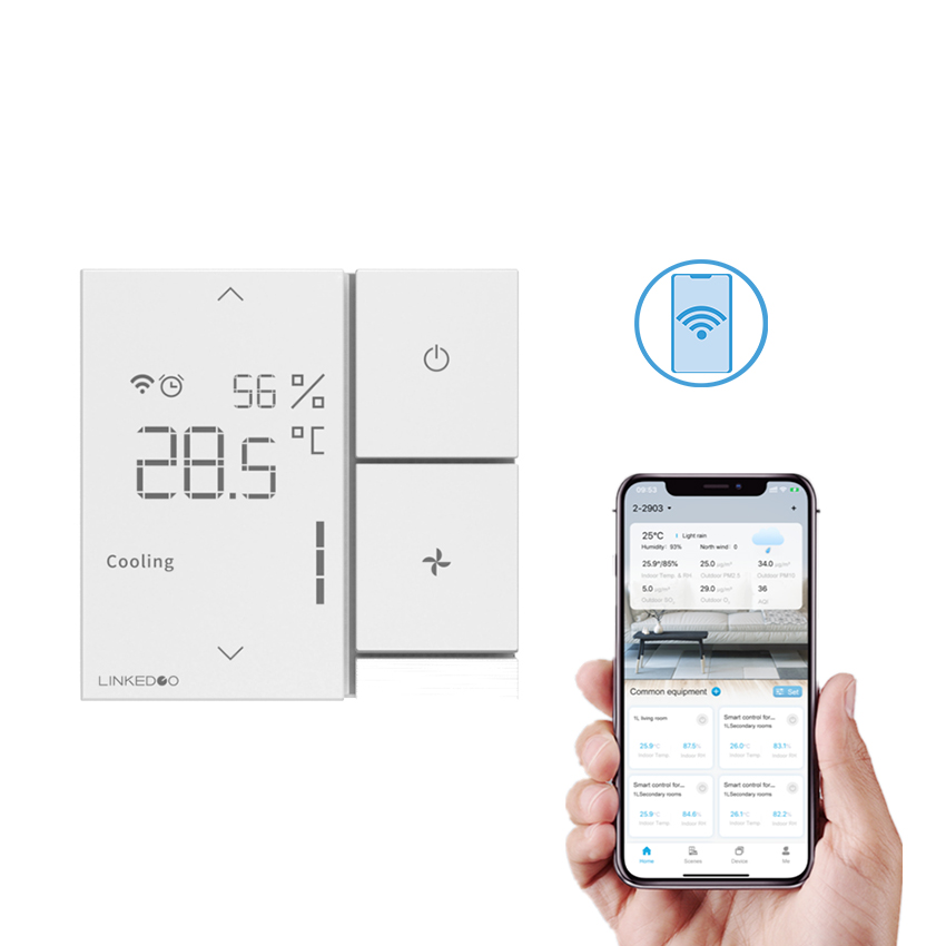 Multifunctional Temperature Control for Floor Heating Fan Coil Air conditioner Wifi Smart Thermostat