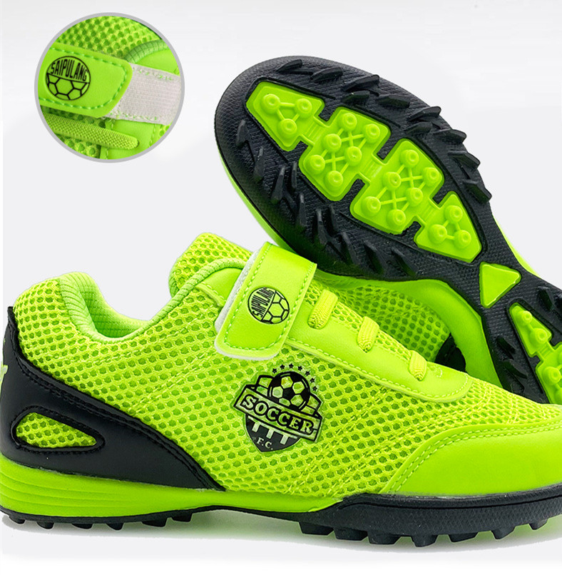 Football Shoes Mesh Surface Girls Boys Primary School Soccer Training Shoes for Children
