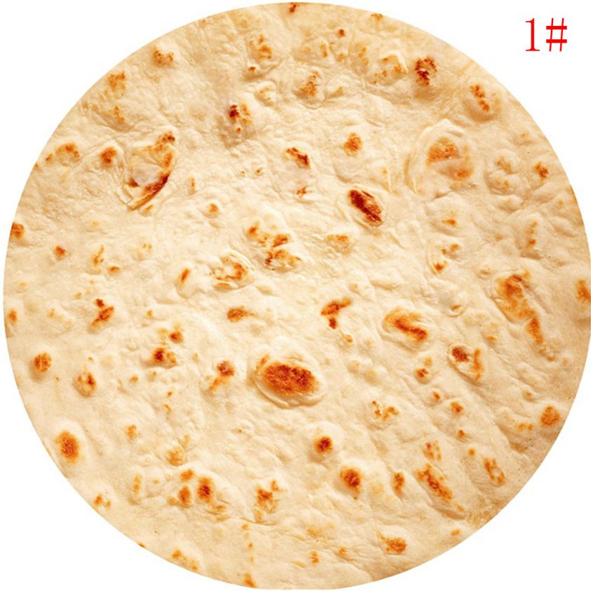Забавное одеяло Креативный дизайн для Burritos tortilla гамбургер Флисовое одеяло офисный диван Флисовое одеяло
