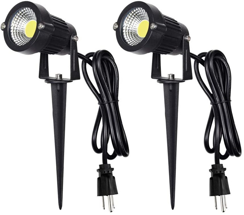 AC85-265V IP65 5W LED Landscape Spike Spotlight Lawn Garden Lamp