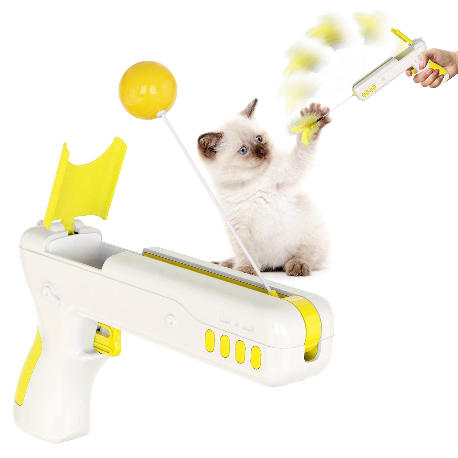 Забавная игрушка для кошек, артефакт, Боевая кошка, палочка, перо для кошек
