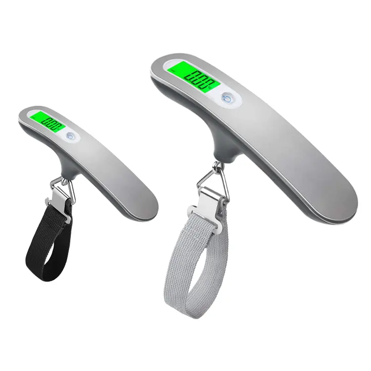 304 stainless steel T type 50kg hand hanging portable travel electronic baggage weight measuring digital weighing luggage scales