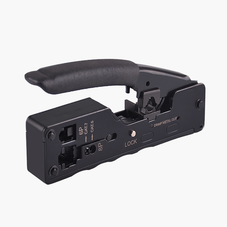 Горячая распродажа Amazon Handheld EZ RJ-45 Crimp инструмент плоскогубцы Cimping концевые сквозные разъемы Cat7 черная подарочная коробка упаковка