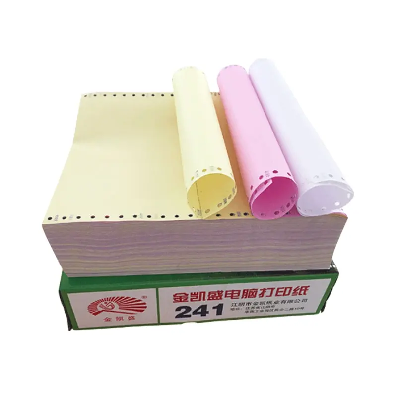 high quality carbonless paper a1 16ply carbonless paper continuous carbonless ncr printing paper