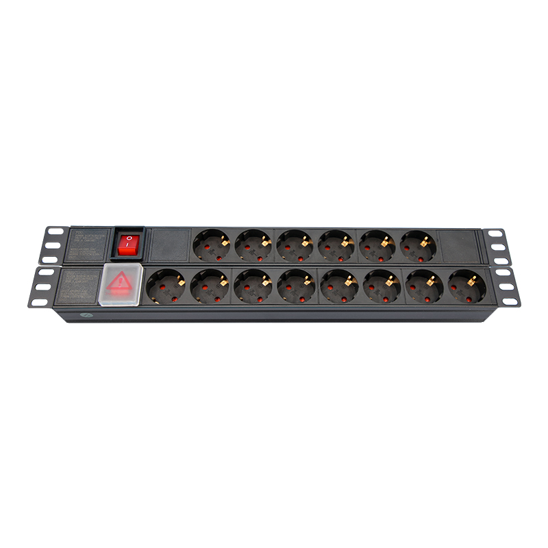 Germany socket rack mount PDU Euro socket 8 way power distribution unit PDU