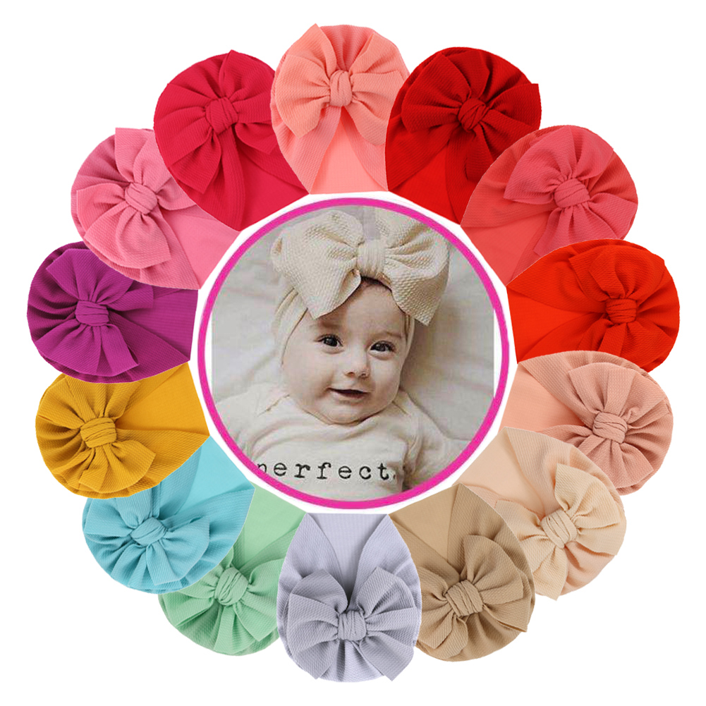 Big Bow Knot Fabric Turban для Baby, Headband для Mother и Me, Fall Hats, Hair Accessories, wholesale