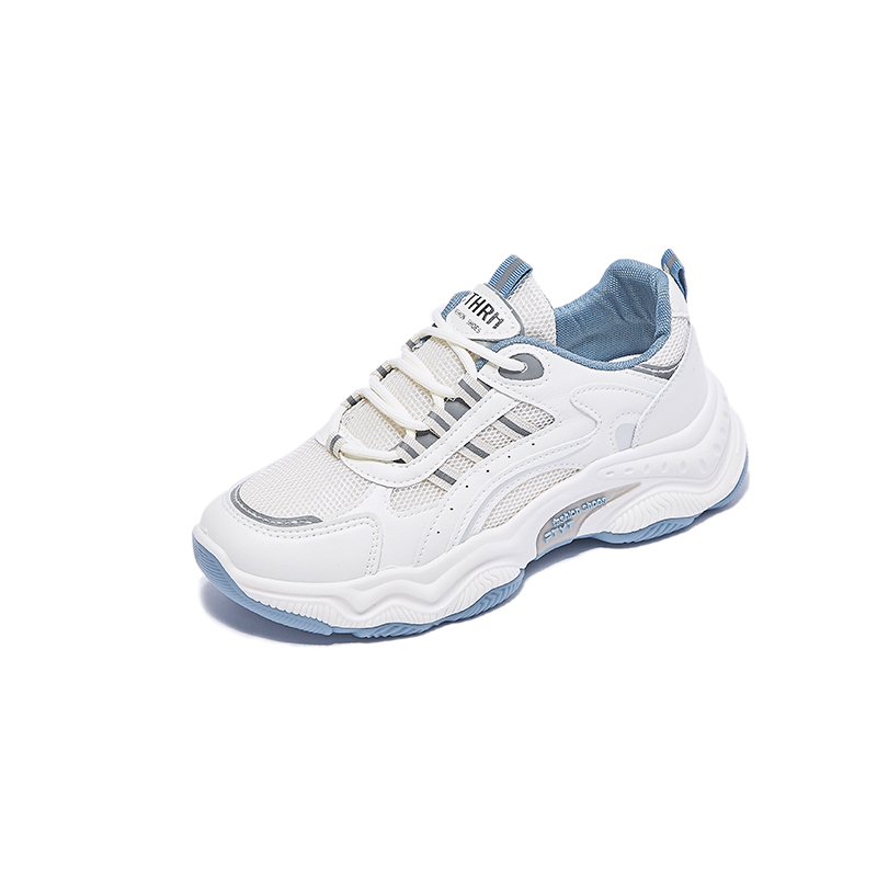 Skin friendly, soft, breathable, sweat absorbing, non abrasive mesh sports and leisure shoes
