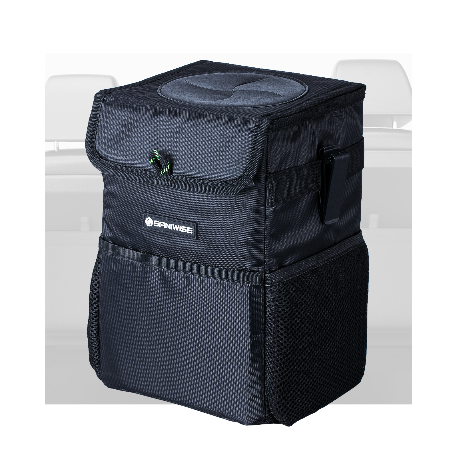 OEM/ODM backseat car organizer car trash bin with lid and storage cheap price