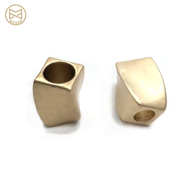 Custom Irregular Shape Gold Zinc Alloy Metal Cord End Clothing Rope Stopper