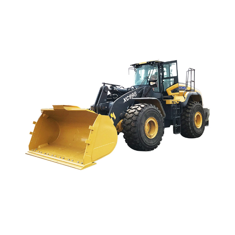 China engineering construction machinery XC998 9 ton 5m3 bucket wheel loader price for sale