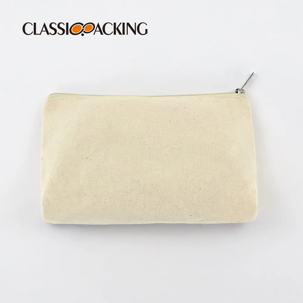 BSCI ISO Sedex FAMA Factory Wholesale Makeup Travel Bag Eco-friendly Organic Cotton Cosmetic Bag