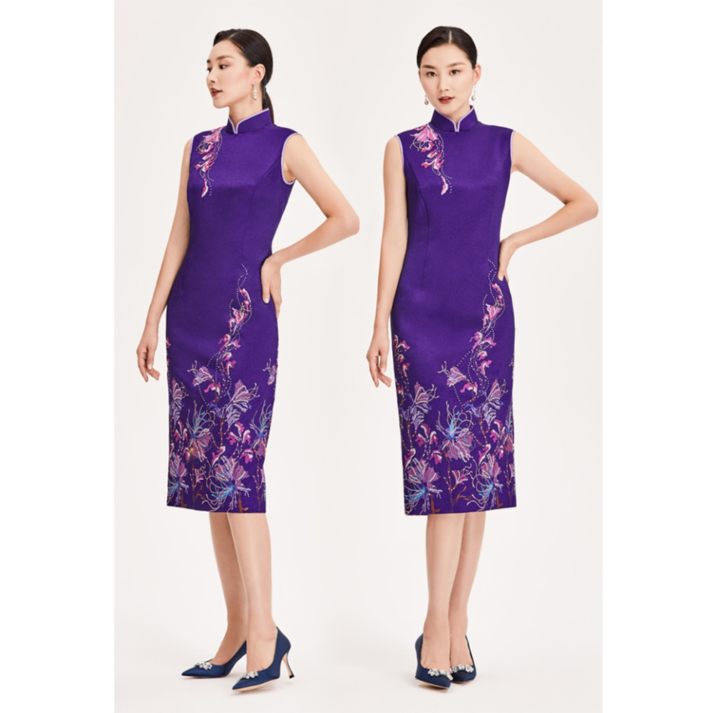 Gaun cheongsam сексуальное женское белье для детей qipao без рукавов китайский cheongsams