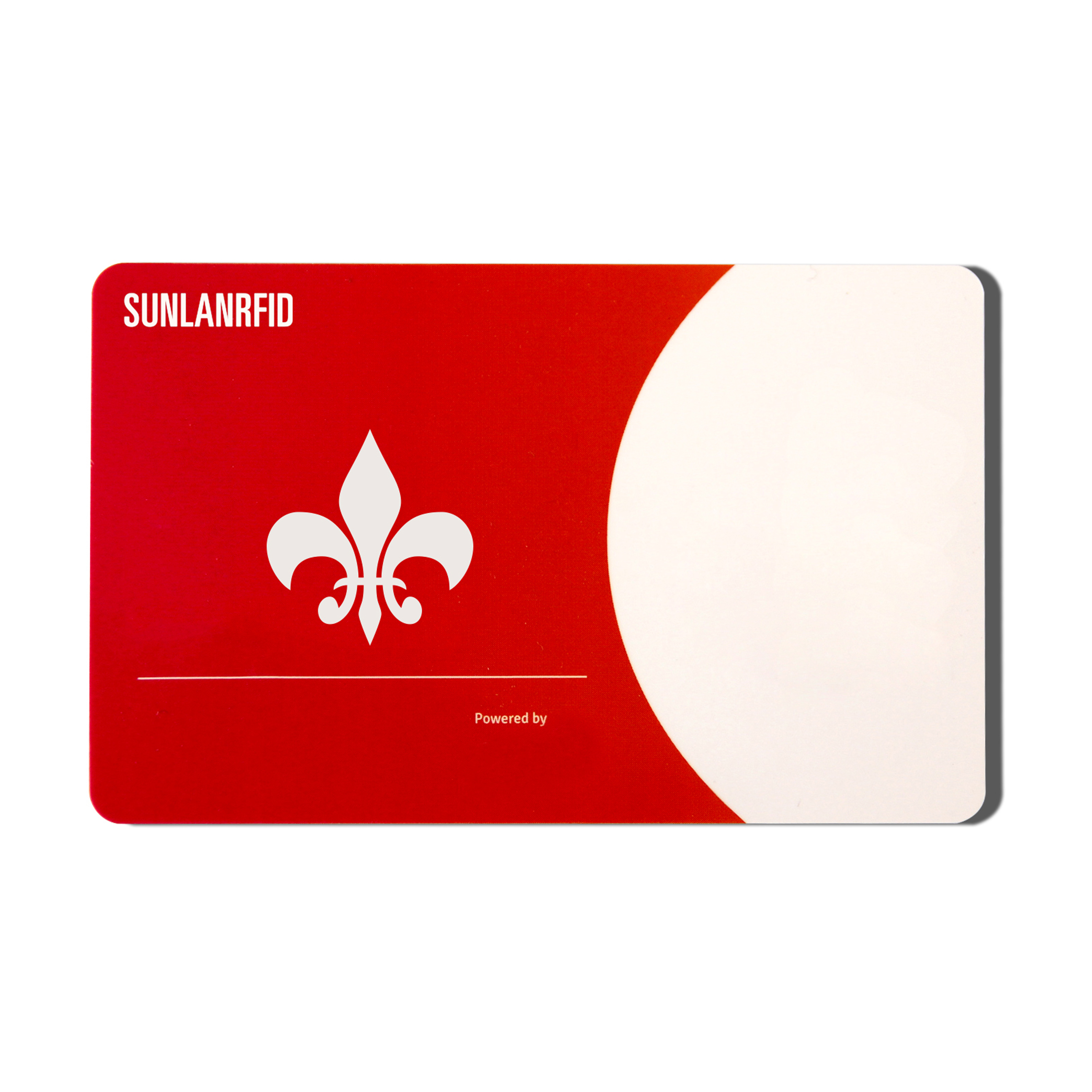 SUNLANRFID конкурентоспособная цена CR80 карты размеры 1356 МГц MIFARE s50 1 к nfc белый Печать ПВХ карты
