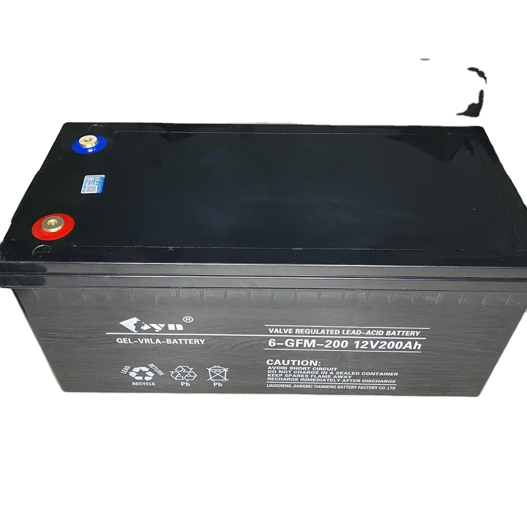 12V 200ah многократного цикла глубокого заряда-разряда Солнечный свинцово-кислотные герметичный аккумулятор используется в UPS EPS Телеком Ветровые энергетические системы