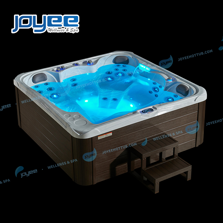 JOYEE Cheap Price Balboa Spa Tubs 5 People Hydro Massage Bubble Bath Jet Whirlpool Garden Spa Luxury Outdoor Hot Tub
