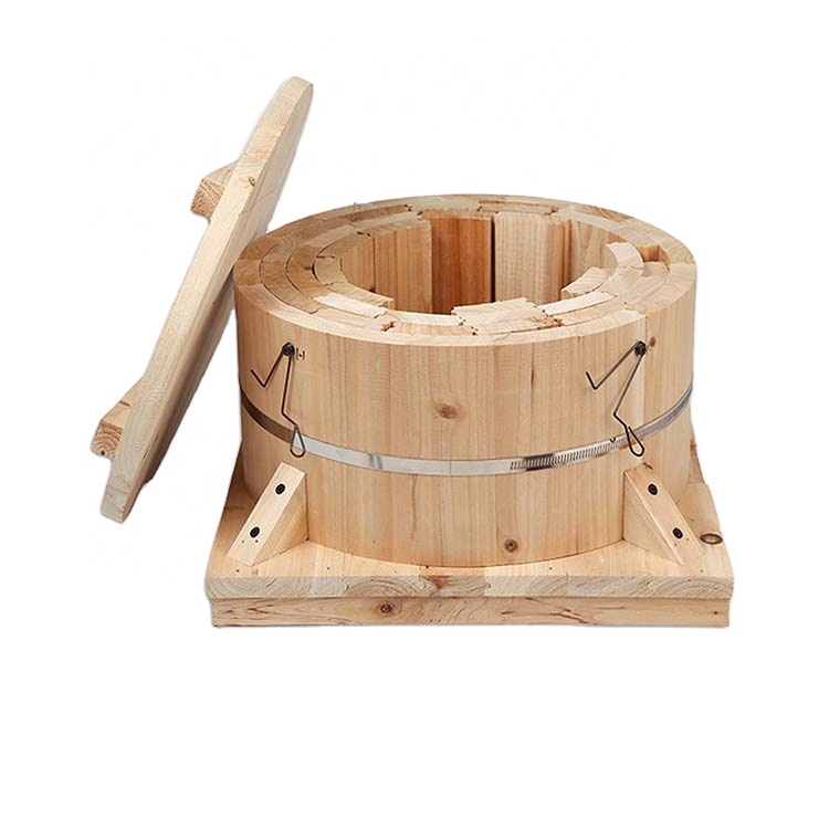 Practical Economy Barrel Beehive for Bee 100 % Natural Hot Selling Camouflage Wood Color Super Wood Grade from CN;SIC Spruce