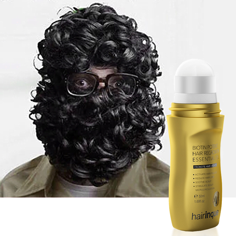 Private Label 100% Natural Organic Biotin Castor Oil Serum Hair Growth Oil For Men And Women Hair Regrowth