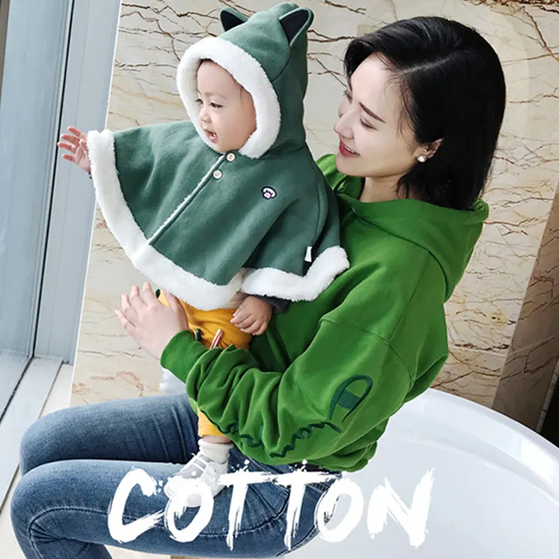 Amazon Hot Sale 100% Organic Cotton Baby Reversible Winter Coat