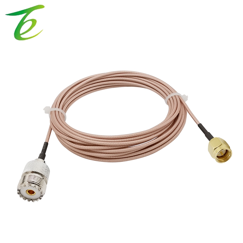 Портативный антенный кабель с разъемами SMA Male к UHF SO-239 Female, кабель RG316 для CB-радио 1-15 м