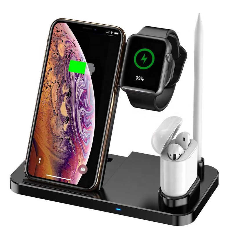 YIGLEE 4 in 1 wireless fast charging station