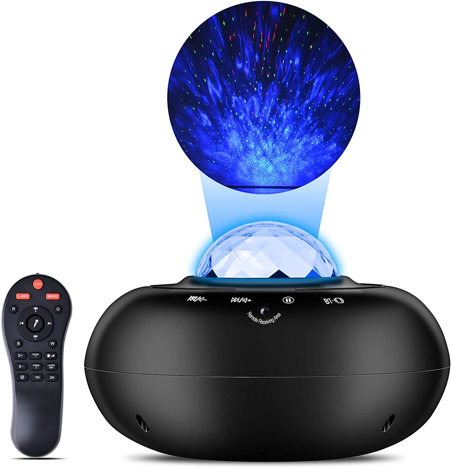 Обновленный проектор Galaxy Star, светодиодная лампа для гостиной, детский Звездный проектор Galaxy, портативный лазерный сценический мини-проектор
