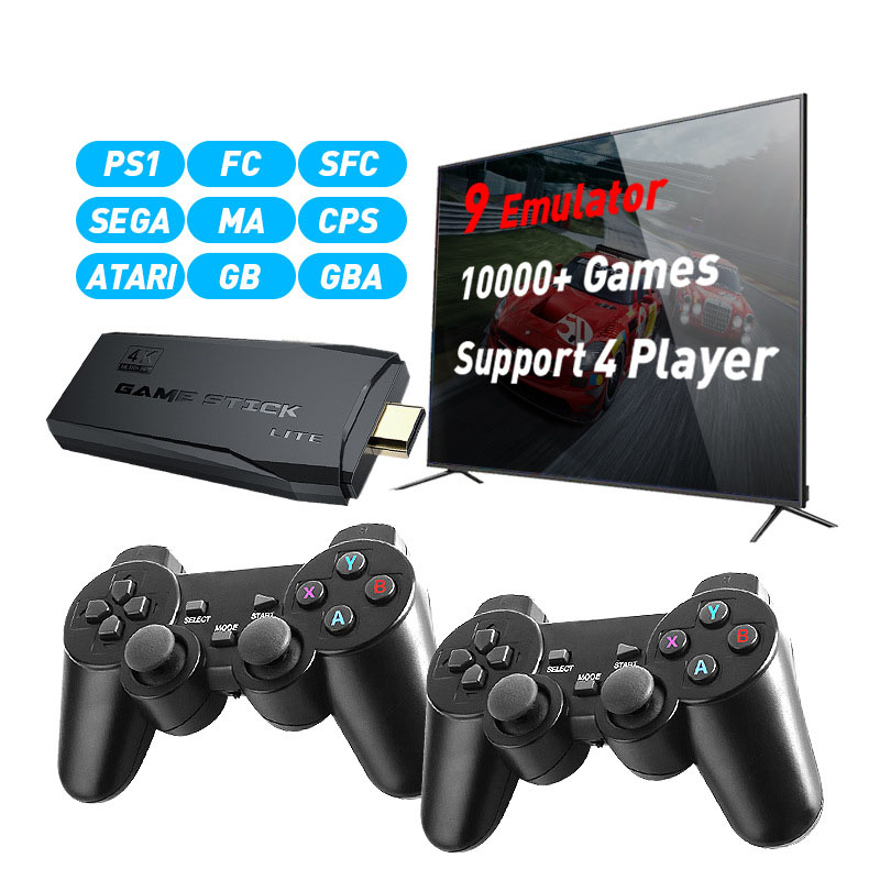Y3 Lite беспроводной ретро Совместимость игровая консоль с 2 игровой контроллер приемник геймпад портативная консольная игра
