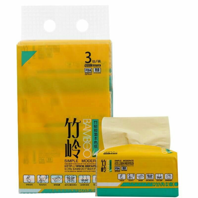 2ply 3ply новая 100% Бамбуковая биоразлагаемая маленькая коробка для лицевой бумаги