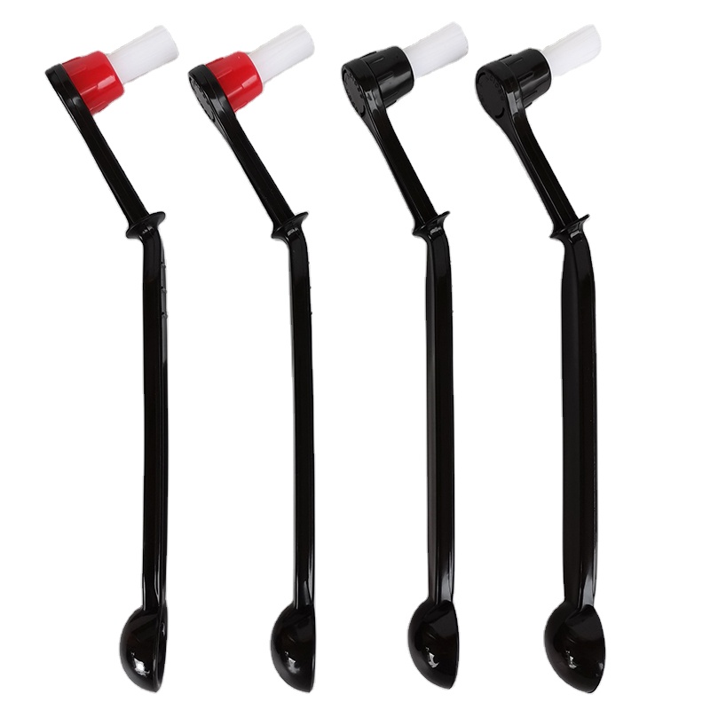 one-piece High Quality Food grade plastics Food grade plastics coffee cleaning brush