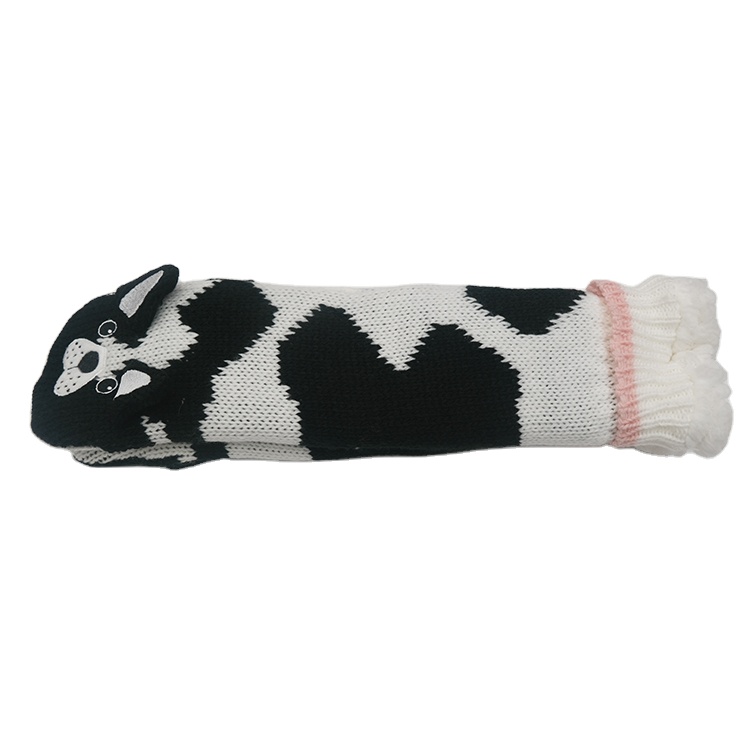 Lovely cartoon cow cat indoor thickened warm and comfortable floor socks
