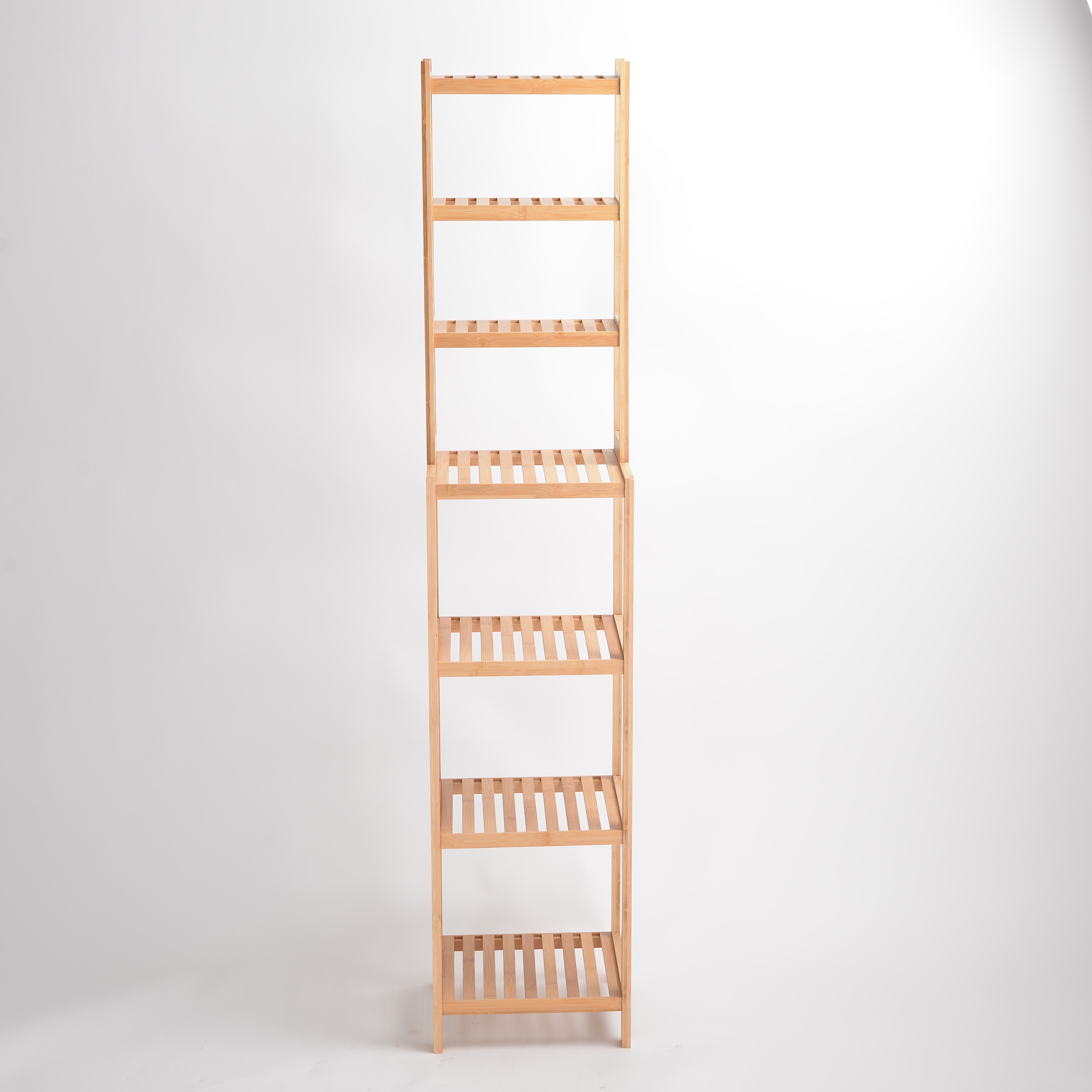 Bamboo simple multi-storey living room bathroom shelf storage rack