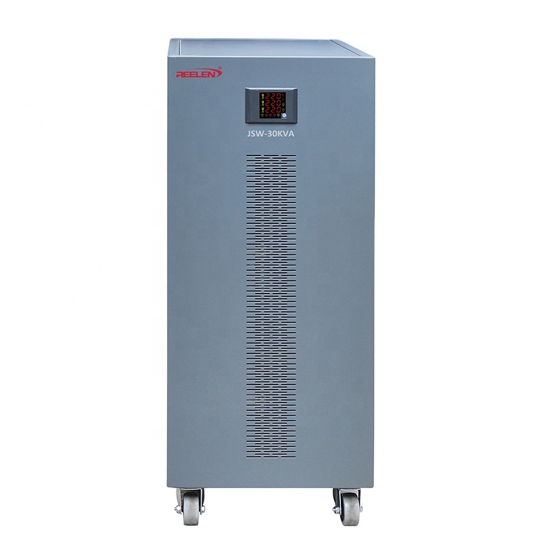 30kVA трехфазный полностью автоматический очищенной стабилизатор напряжения переменного тока (модель: JSW-30kVA)