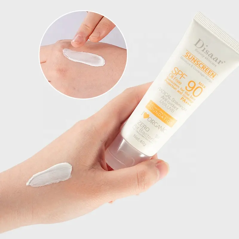 Disaar SPF 90 Sunblock Sunscreen Moisturizer Whitening Organic Sunscreen Face Cream Spf 90