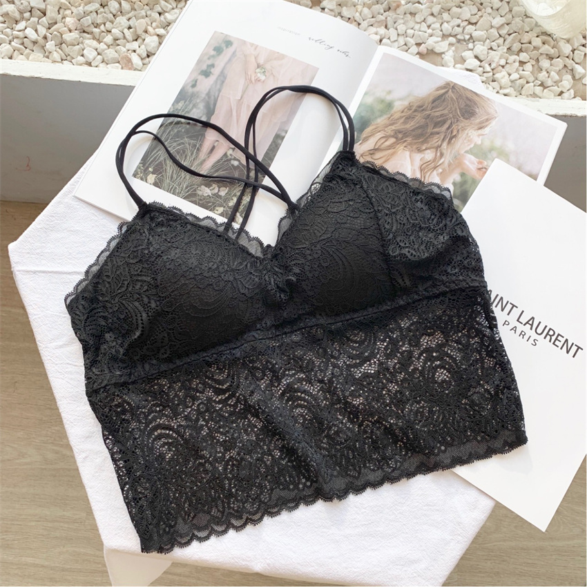 Oversized fashion waistcoat sans nylon lace sports waistcoat garment bra waistcoat sexy bra women