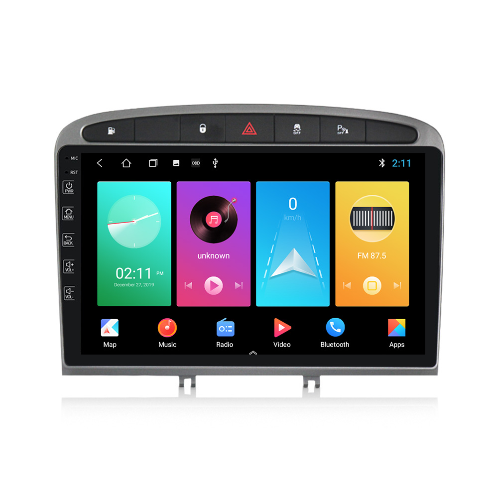 MEKEDE M Android 10 8core IPS DSP Автомобильный видео DVD-плеер для Peugeot 308 408 308SW навигация автомобильная аудиосистема 6 + 128G GPS BT