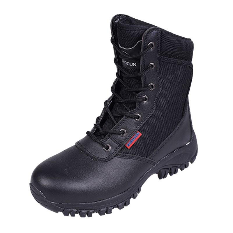 High cylinder chemical safety shoes acid and alkali resistant anti slip and electrically insulated boots