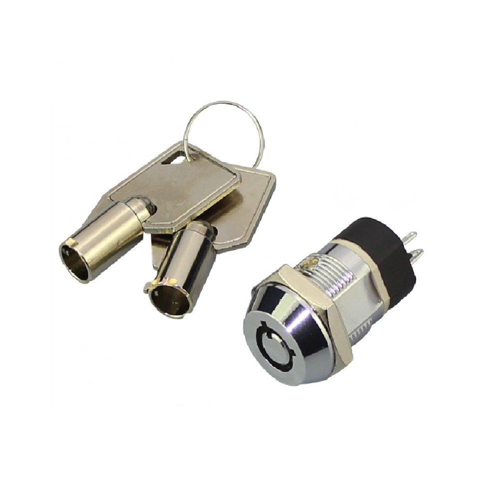 19 мм 4PIN SPDT вкл на электрический переключатель трубчатый ключ переключатель блокировки