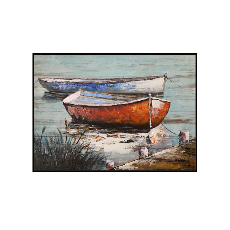 Wall art abstract landscape living room decoration hand-painted oil painting