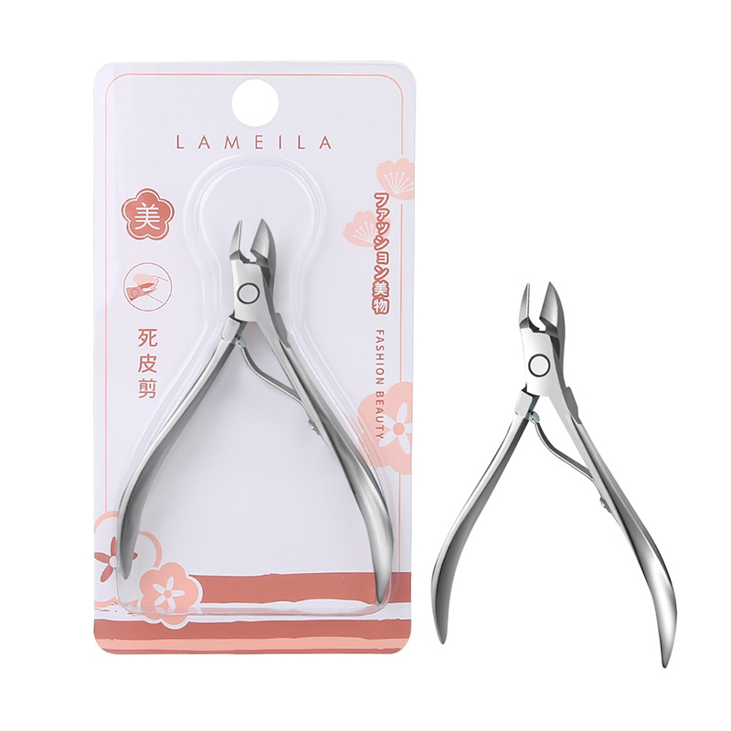 Острые плоскогубцы Lameila с хорошей изогнутой ручкой, 1 шт., инструменты из нержавеющей стали для удаления омертвевшей кожи, инструменты для маникюра, ножницы для красоты омертвевшей кожи H812
