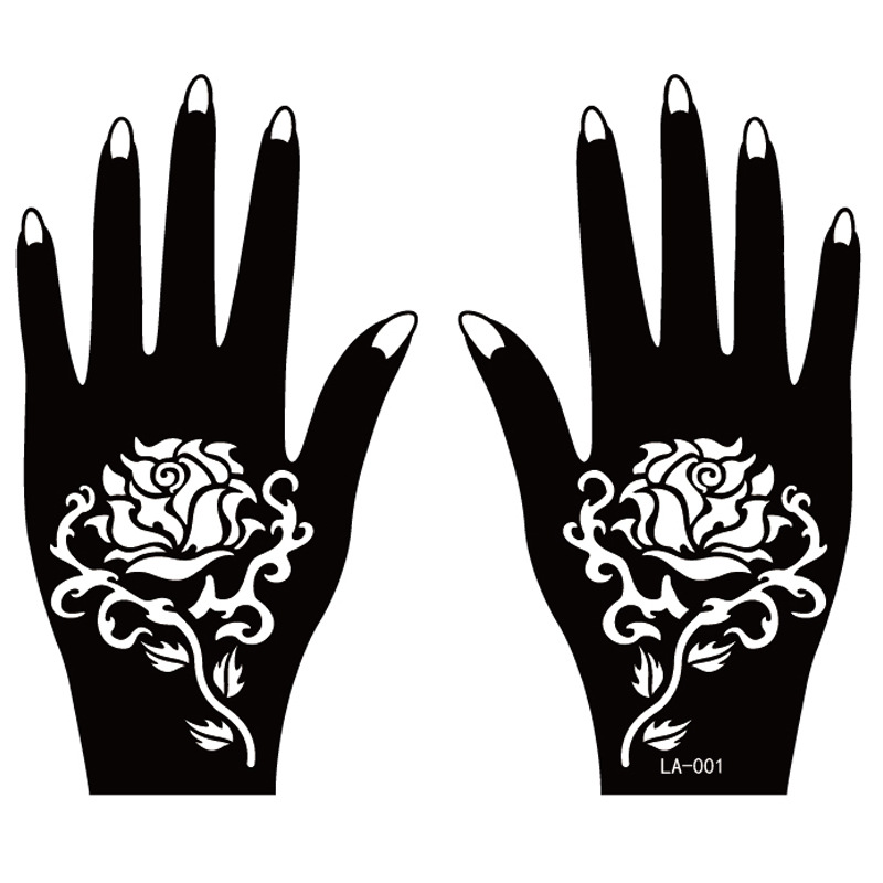 New arrival hot selling tattoo stencil body painting body art henna tattoo stencil