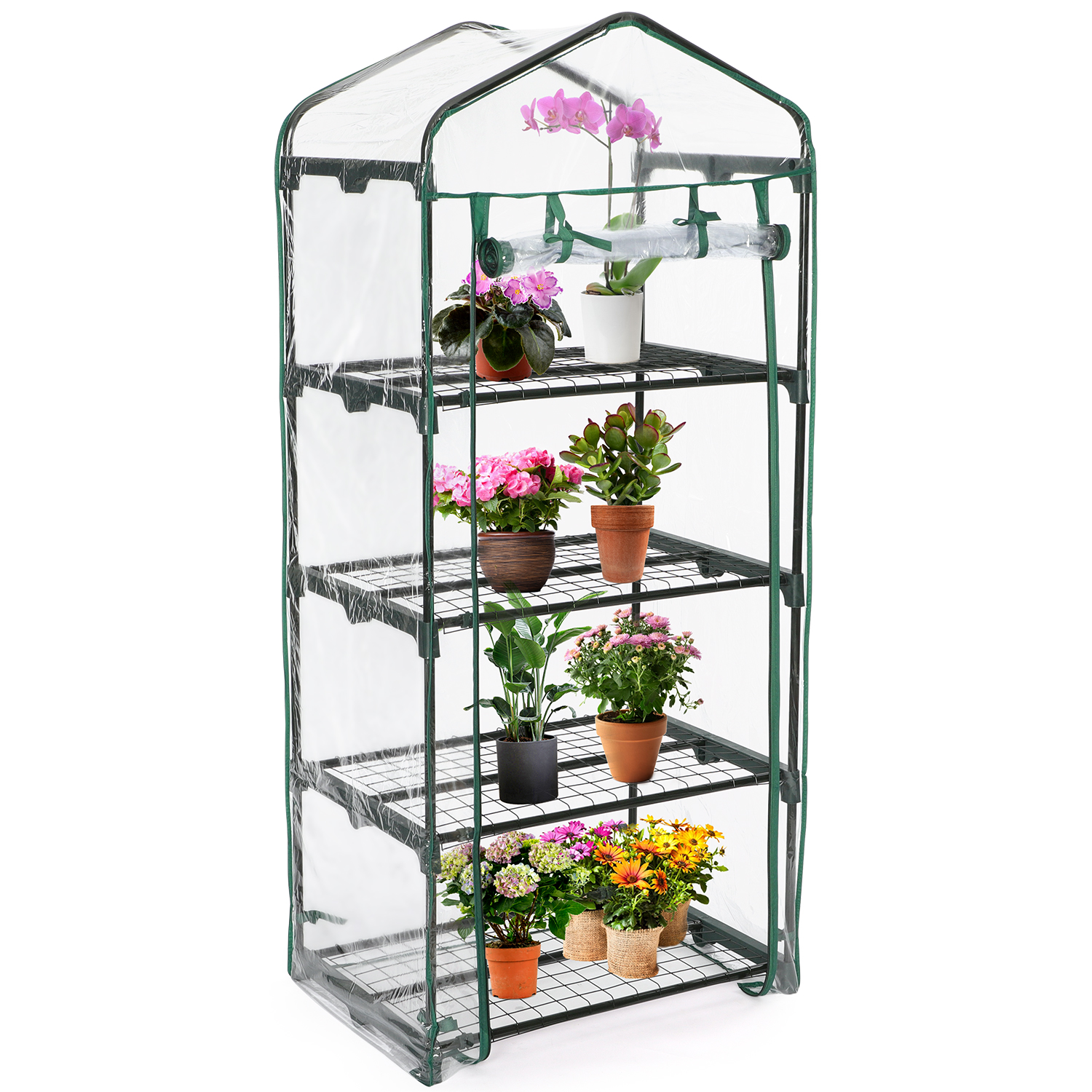 Chinese 4 tier mini garden greenhouse