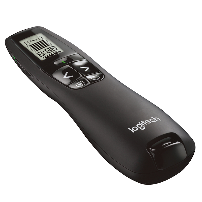 Пульт дистанционного управления Logitech R800 для лазерной презентации с ЖК-дисплеем для отслеживания времени