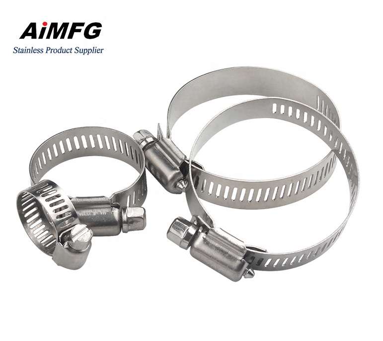 W1 W2 W3 W4 W5 Gas Hose Clamp 85mm Cable Hose Pipe Clamp Spring SS Mini Quick Release Stainless Steel Hose Clamp Clip