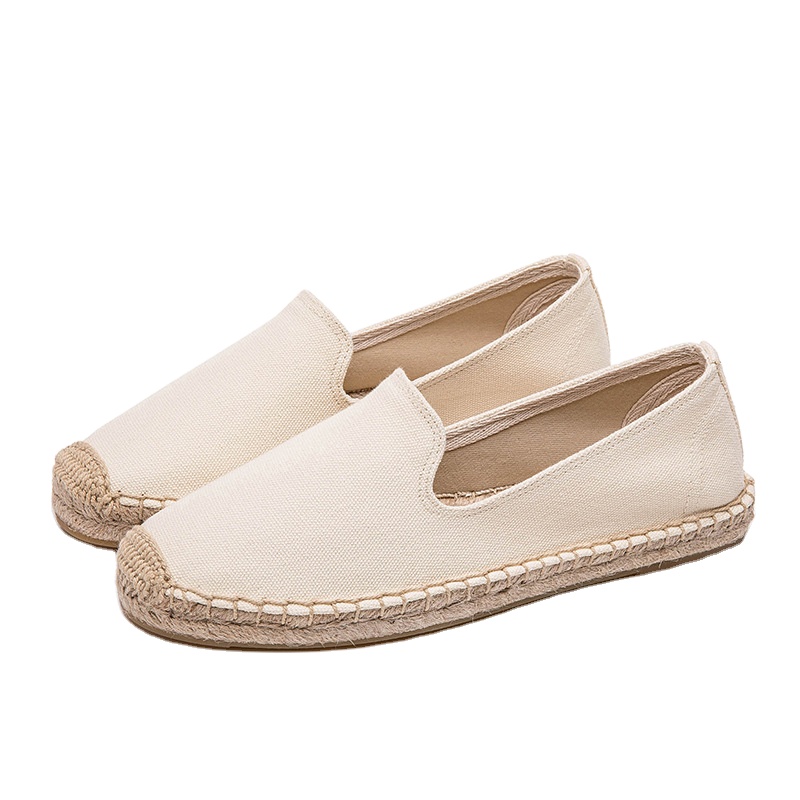 Espadrilles Men Solid Color Women Mens Espadrilles Shoes Lofar Plain Breathable Casual Mules Shoes