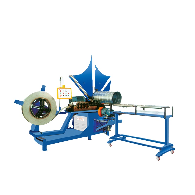 Galvanized Steel Spiral Post-tension Corrugated Pipe Duct Making Machine